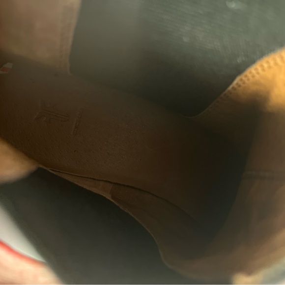 Frye Boots 7.5 Black Leather Pull On Booties Moto Classic Cottagecore Boho - Picture 11 of 12